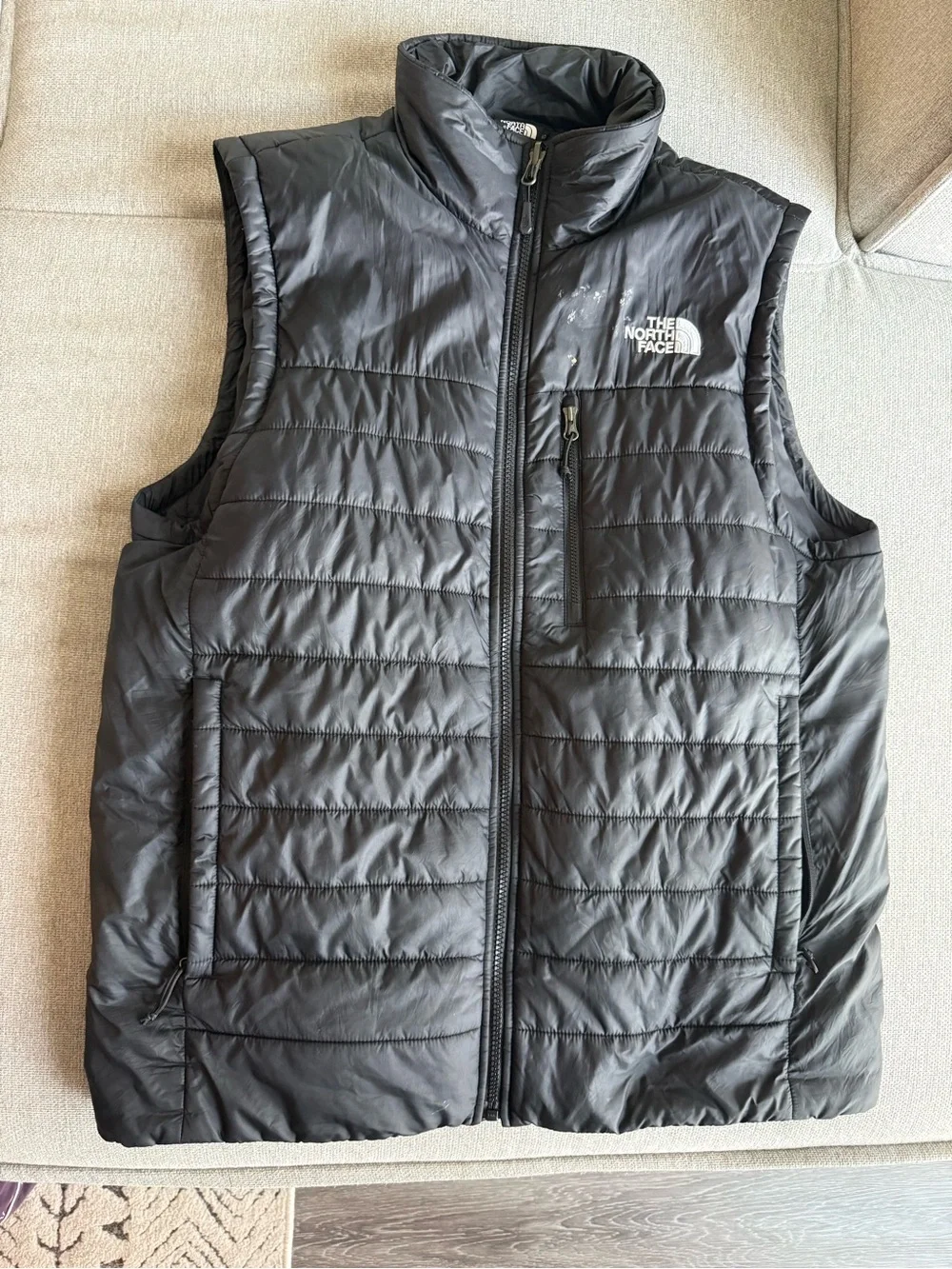 The North Face Black Quilted Insulated Men's Vest